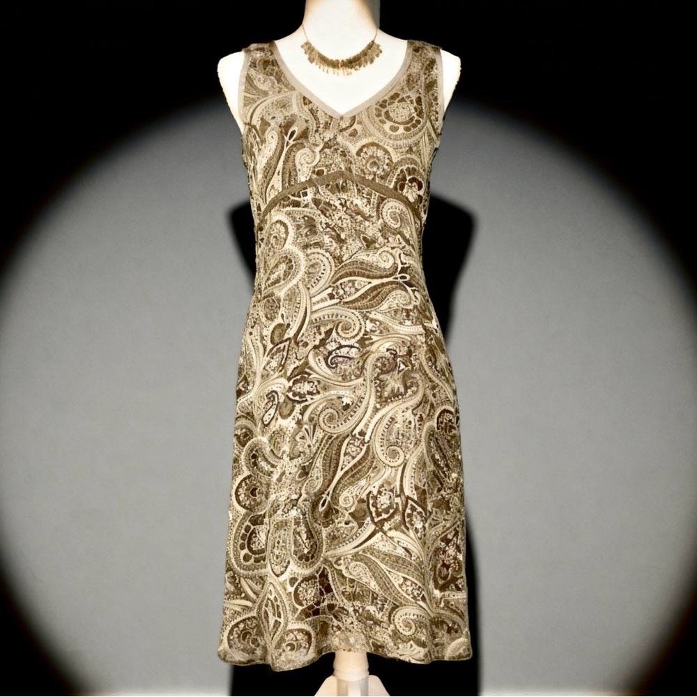 Vintage Y2K Old Navy Sleeveless V-Neck Dress - Picture 1 of 9